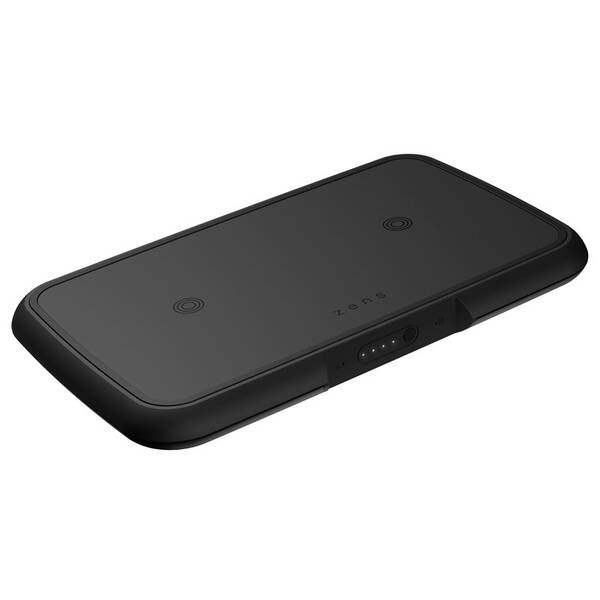 Powerbanka ZENS Dual Wireless Charger 9 000 mAh černá

