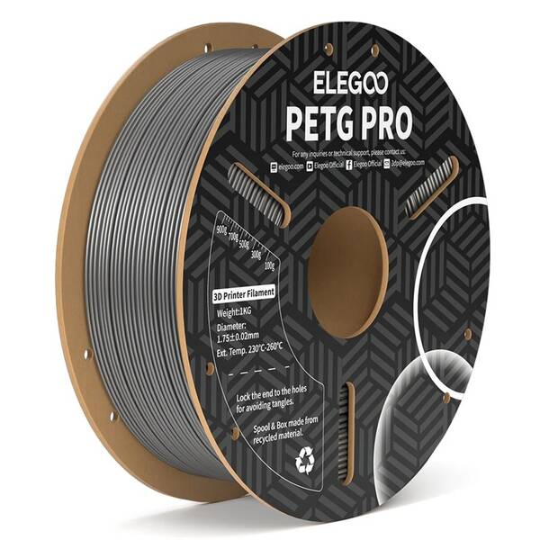 Filament Elegoo PETG P 1,75mm stříbrný

