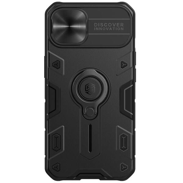 Kryt na mobil Nillkin CamShield Armor na Apple iPhone 13 černý

