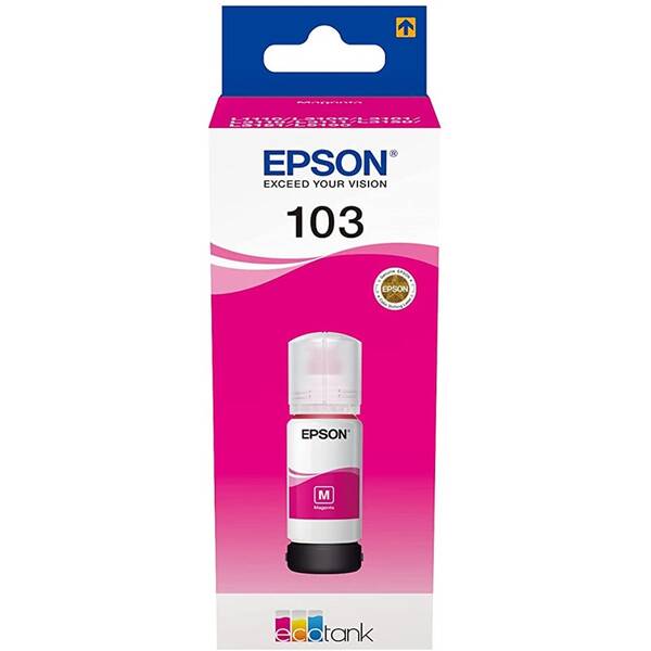 Inkoustová náplň Epson 103 EcoTank, 65 ml purpurová


