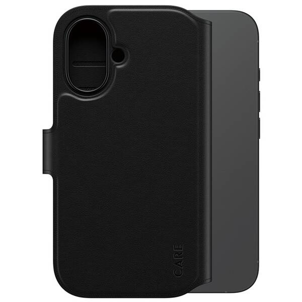 Pouzdro na mobil flipové PanzerGlass CARE MagSafe Tango 2v1 Wallet na Apple iPhone 17 černé

