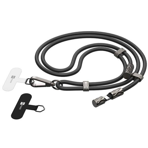 Popruh na krk ERPOWER Snake Lanyard černý

