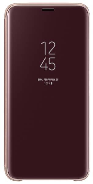 Pouzdro na mobil flipové Samsung na Galaxy S9 zlaté

