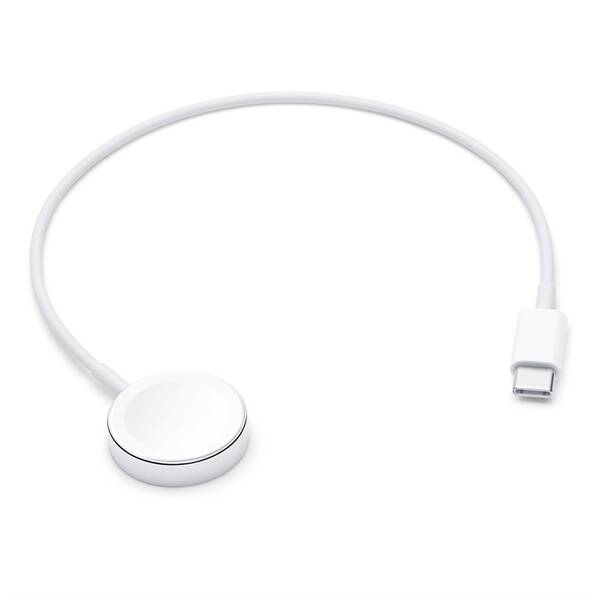 Nabíjecí kabel Apple magnetický pro Apple Watch, USB-C, 0,3m bílý

