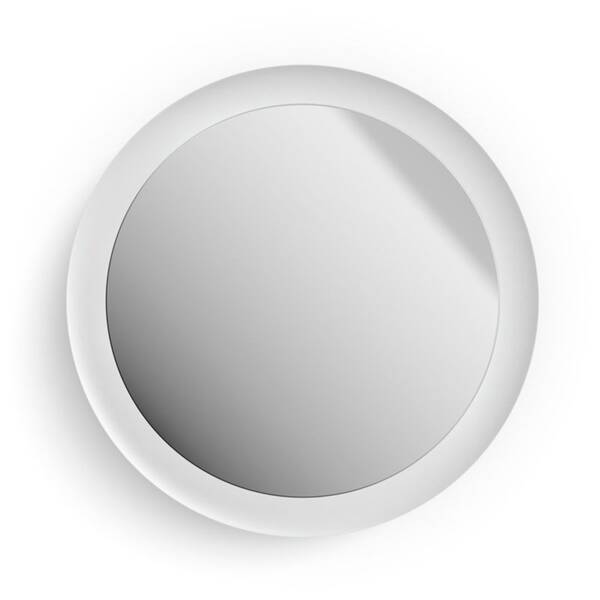 Nástěnné svítidlo Philips Adore White Ambiance se zrcadlem, kruhové 56cm 

