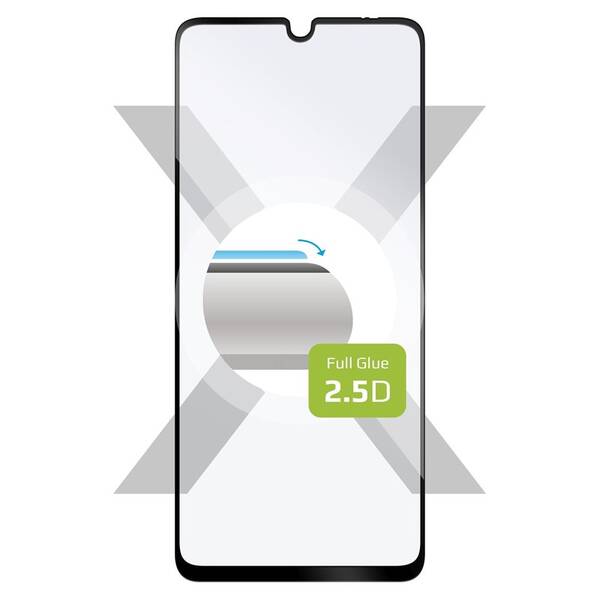 Tvrzené sklo FIXED Full-Cover na Huawei nova Y70/Y70 Plus černé

