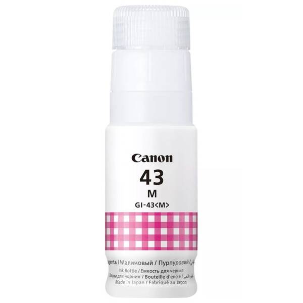 Inkoustová náplň Canon GI-43, 3 700 stran purpurová

