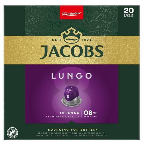Kapsle pro espressa Jacobs Espresso Lungo 20 ks 

