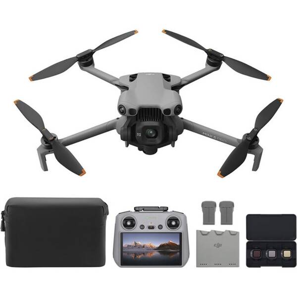 Dron DJI Mini 5 Pro Fly More Combo Plus (DJI RC2) šedý

