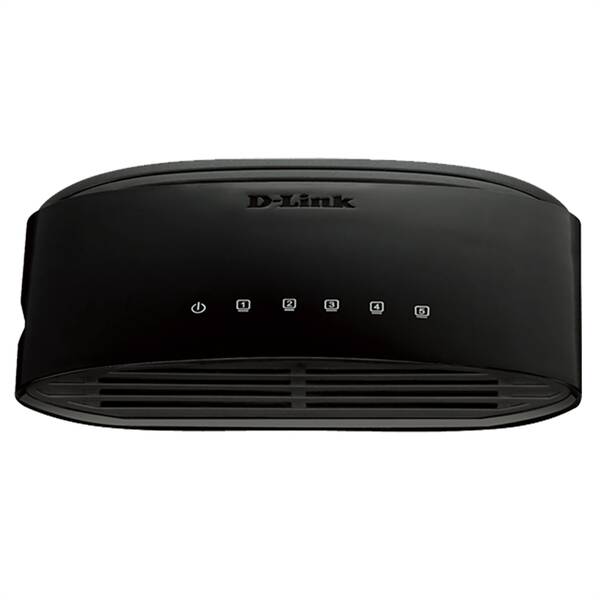 Switch D-Link DES-1005D stříbrný


