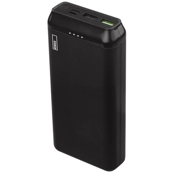 Powerbanka EMOS AlphaQ2 20, 20000 mAh, 22,5 W černá

