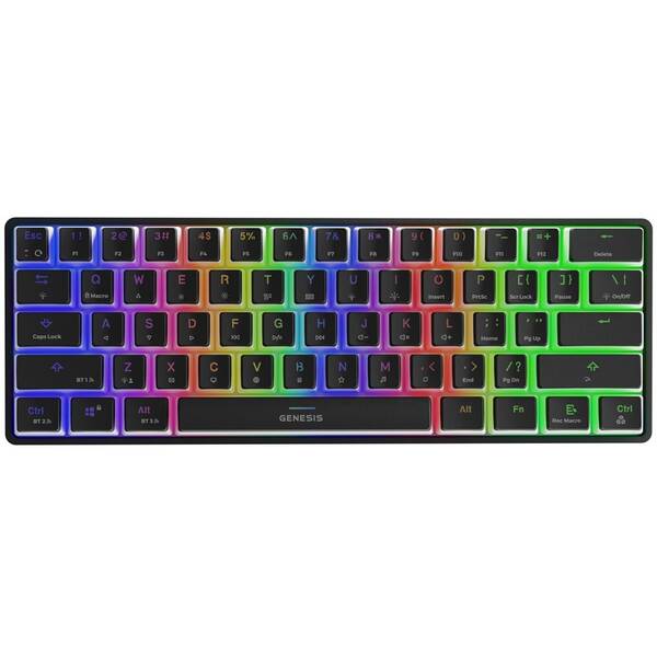 Klávesnice Genesis THOR 660, US layout černá

