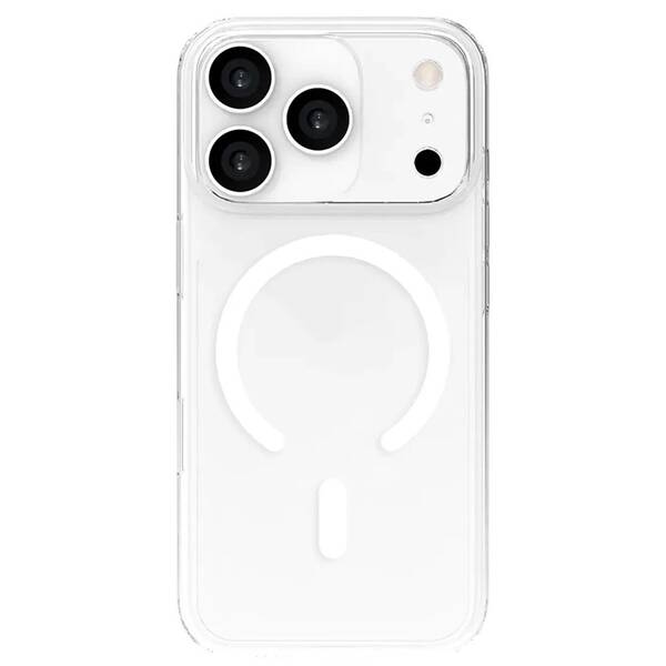 Kryt na mobil ER CASE Mag Slim na Apple iPhone 17 Pro průhledný

