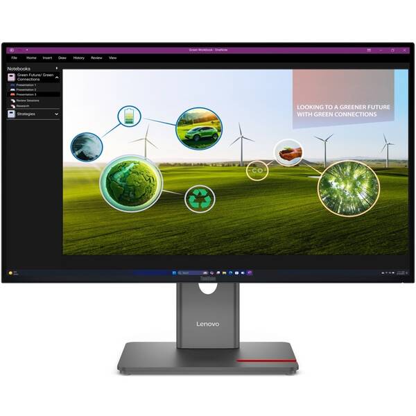 Monitor Lenovo ThinkVision P27Q-40 s webkamerou MC60 černý

