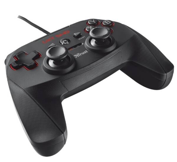 Gamepad Trust GXT 540 Wired pro PC, PS3 černý

