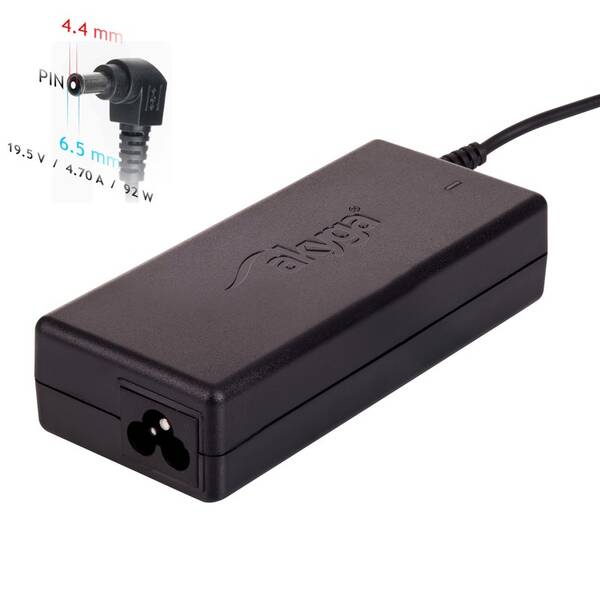 Napájecí adaptér Akyga pro notebook 19.5V/4.7A/92W 6.5x4.4 mm + pin pro Sony 

