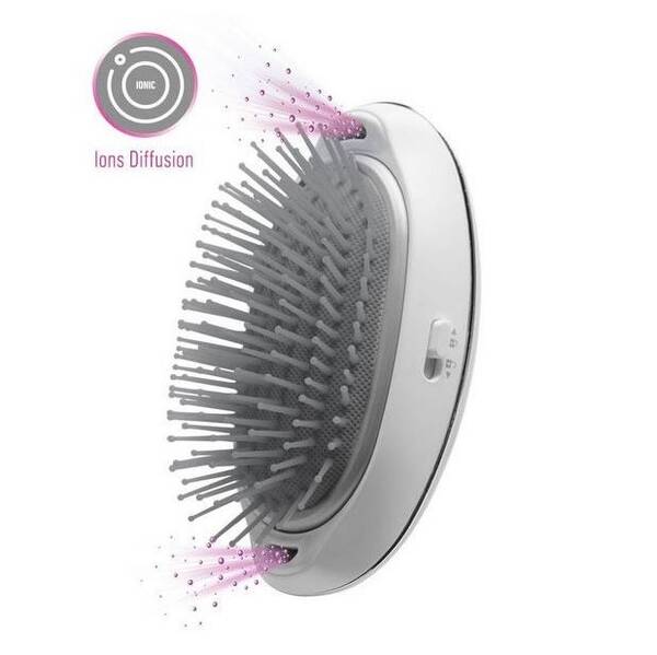 Ionizační kartáč Lanaform Silky Hair Brush šedá

