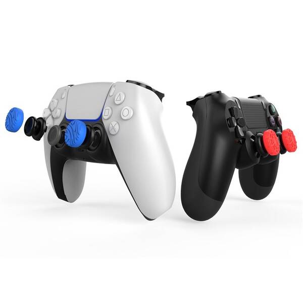 Opěrky pro palce iPega P5029A pro PS5/PS4 4ks červený/modrý

