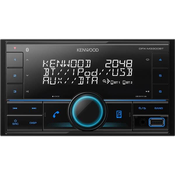 Autorádio KENWOOD DPX-M3300BT černé

