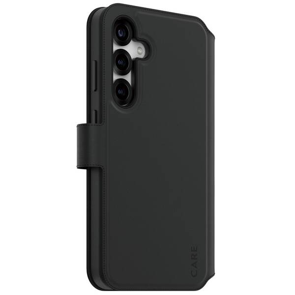 Pouzdro na mobil flipové PanzerGlass CARE Tango 2v1 Qi na Samsung Galaxy S25+ černé

