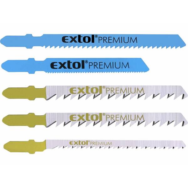 Sada pilových plátků Extol Premium 8805100 (5 ks) 

