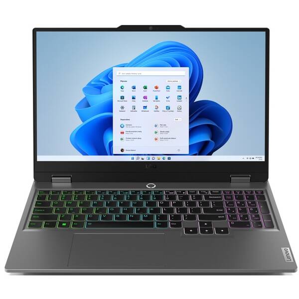 Notebook Lenovo LOQ 15IAX9I + Game Pass předplatné na 3 měsíce šedý

