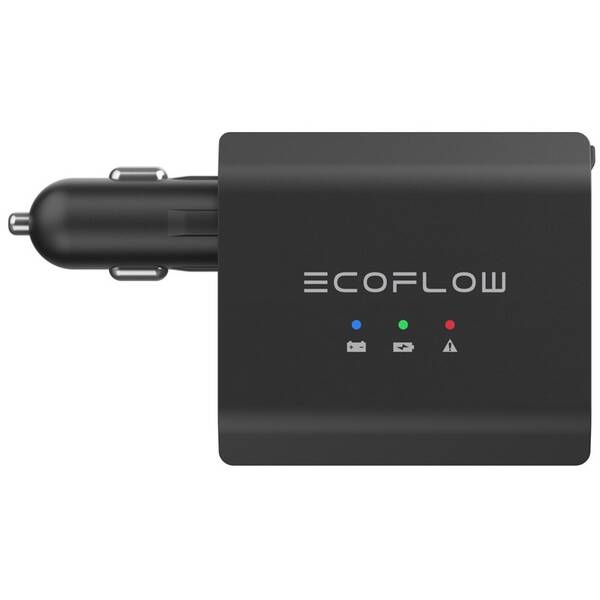 Adaptér do auta EcoFlow chytrá nabíječka auto baterií černý

