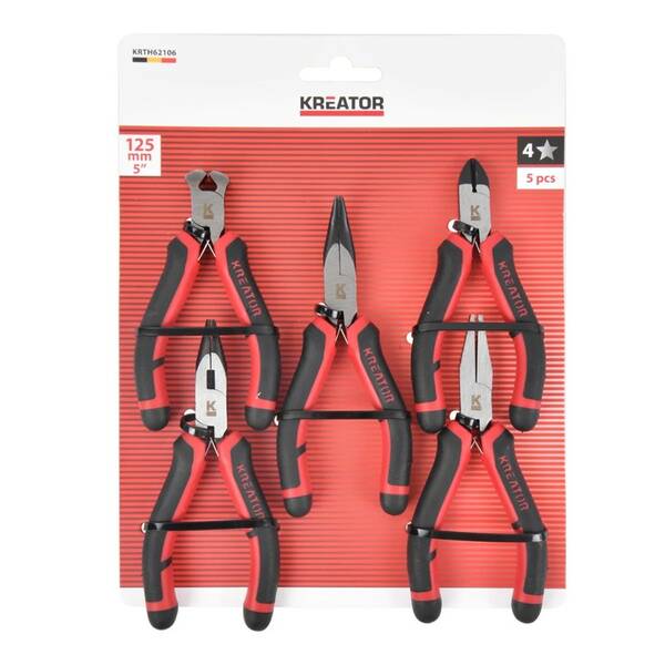 Sada kleští Kreator KRTH62106 (5 ks) 

