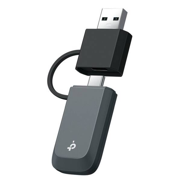 Bluetooth TP-Link Archer TBE400U, BE6500 Tri-Band Wi-Fi 7 Mini, USB-A/USB-C černý

