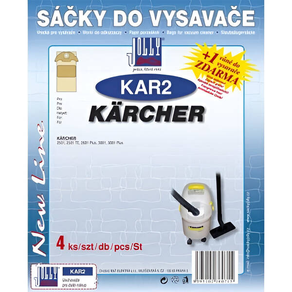 Sáčky do vysavače Jolly KAR 2 (4 ks) 

