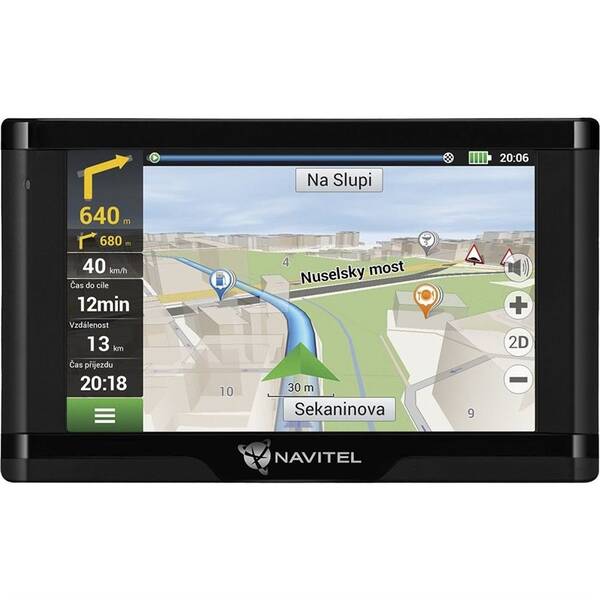 Navigační systém GPS NAVITEL E500 TMC Magnetic černá

