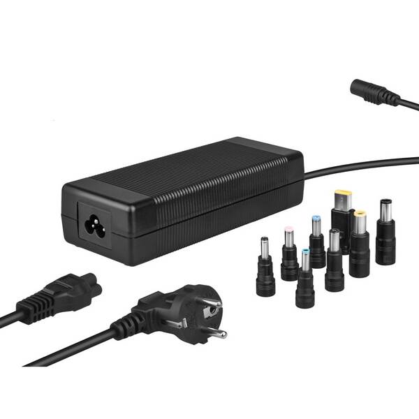 Napájecí adaptér Avacom QuickTIP 150 W pro notebooky, univerzální, 8 konektorů černý

