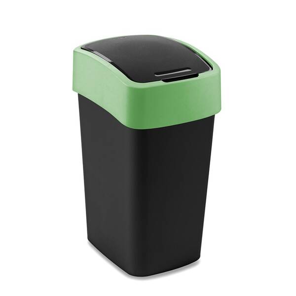 Odpadkový koš Curver 25 l černý/zelený

