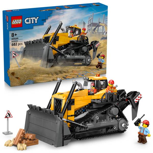 Stavebnice LEGO® City 60466 Žlutý buldozer 


