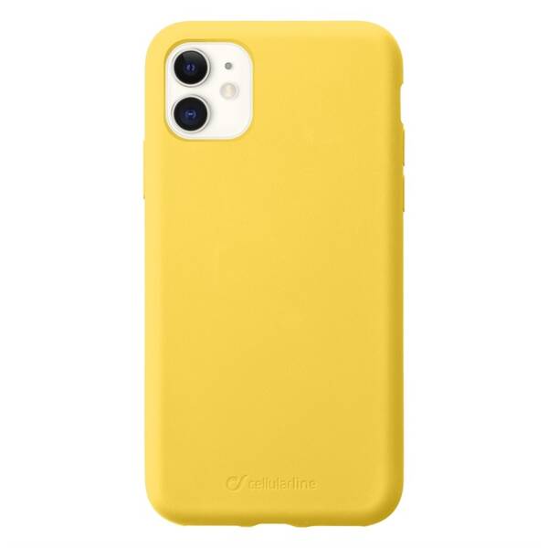 Kryt na mobil CellularLine SENSATION na Apple iPhone 11 žlutý


