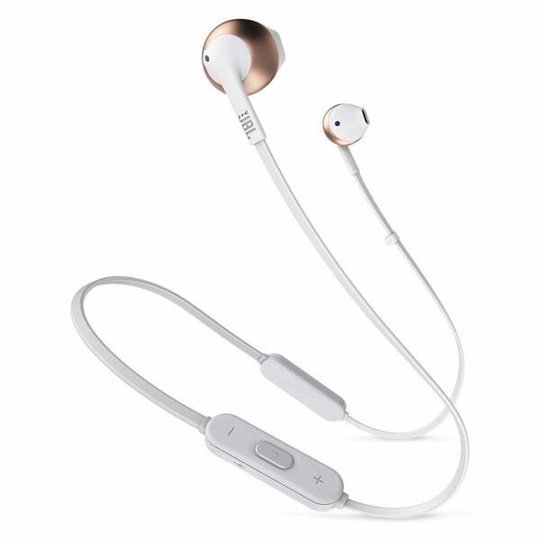 Sluchátka JBL T205BT bílá/růžová

