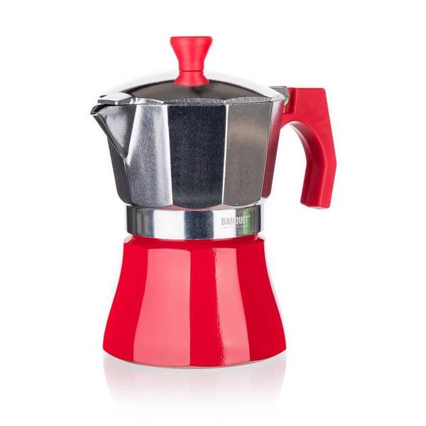 Moka konvice BANQUET CAMPI Red 

