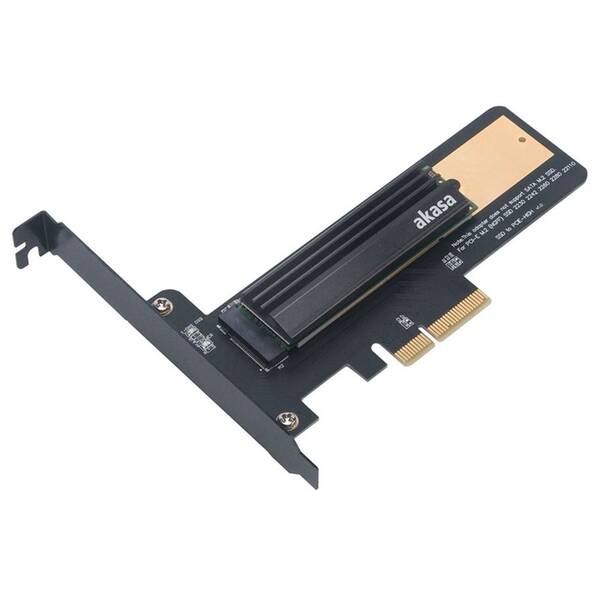 Řadič AKASA M.2 SSD na PCIe s chladičem 
