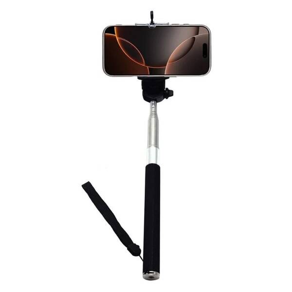 Selfie tyč WG 8 Bluetooth černá/stříbrná

