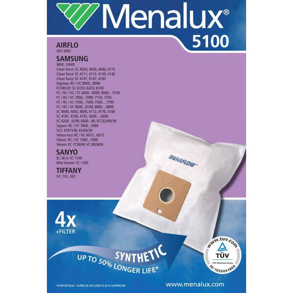 Sáčky do vysavače Menalux 5100 (4 ks) 

