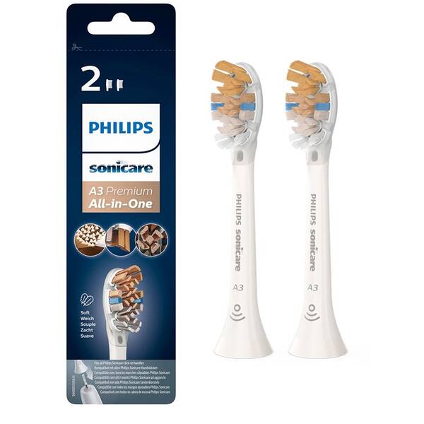 Náhradní hlavice Philips HX9092/10 (2 ks) bílá

