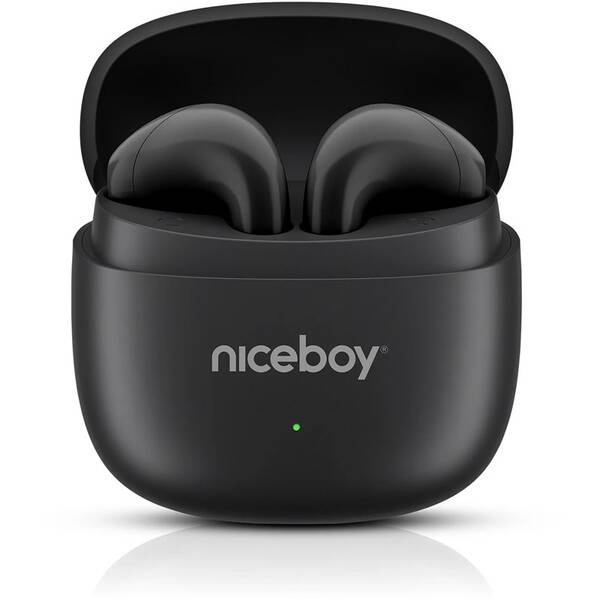 Sluchátka Niceboy Beans 5 POP Black černá

