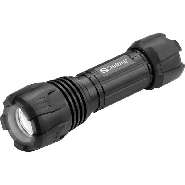 Svítilna Sandberg Survivor Torch, AAA černá

