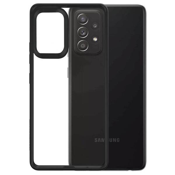 Kryt na mobil PanzerGlass ClearCase Antibacterial na Samsung Galaxy A72 černý/průhledný

