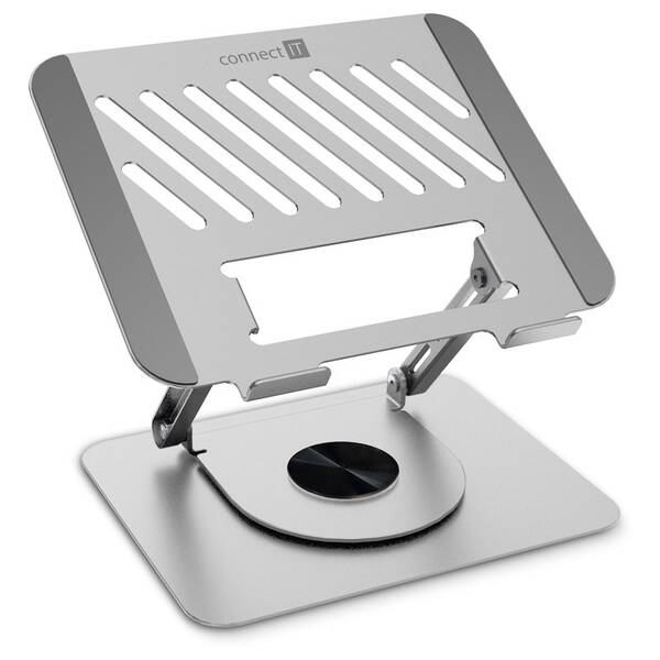 Stojánek Connect IT Rotary pro notebooky do 15,6" stříbrný

