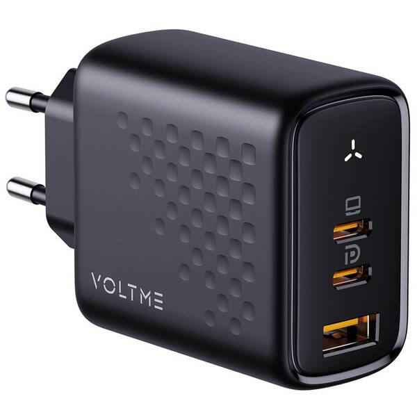 Nabíječka do sítě Voltme Revo 65 2xUSB-C, 1xUSB-A 65W černá

