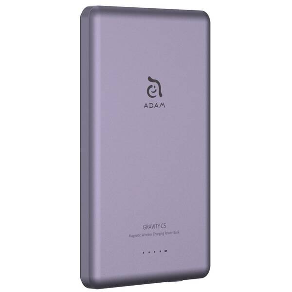Powerbanka ADAM Elements GRAVITY C5 5000 mAh fialová

