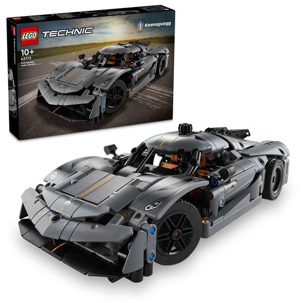 Stavebnice LEGO® Technic 42173 Šedé hyperauto Koenigsegg Jesko Absolut 

