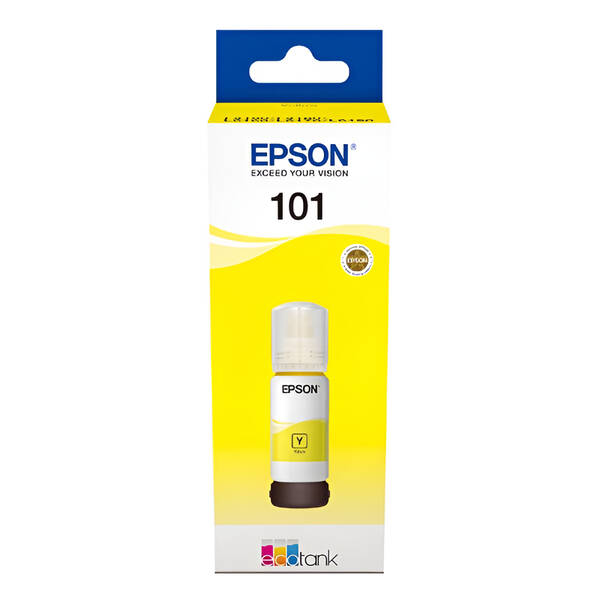 Inkoustová náplň Epson 101 EcoTank, 6000 stran žlutá

