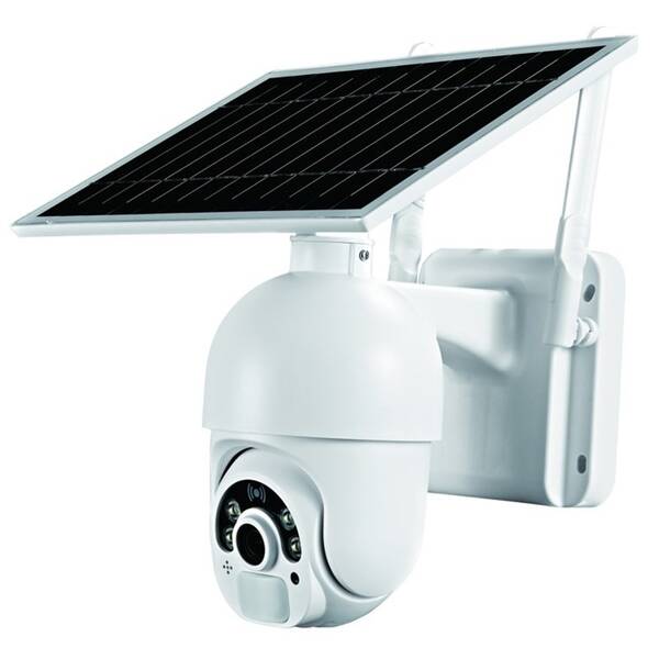 IP kamera IMMAX NEO LITE SMART Security SUN 4G, solární, IP65, HD, PIR čidlo, micro USB, outdoor, TUYA bílá

